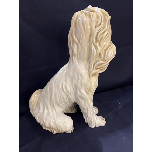 44 - CERAMIC AFGHAN FIRESIDE DOG