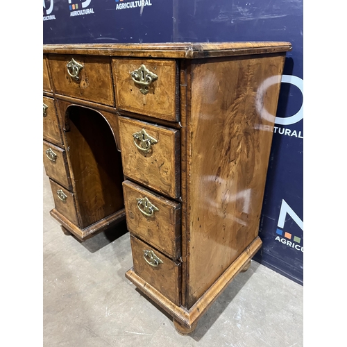 463 - QUEEN ANNE WALNUT WRITING DESK