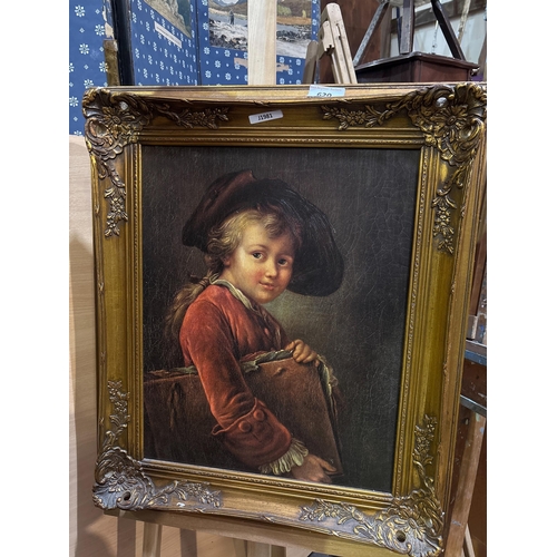 620 - OIL IN GILT FRAME