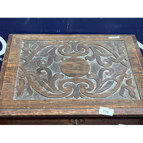 726 - CARVED TABLE