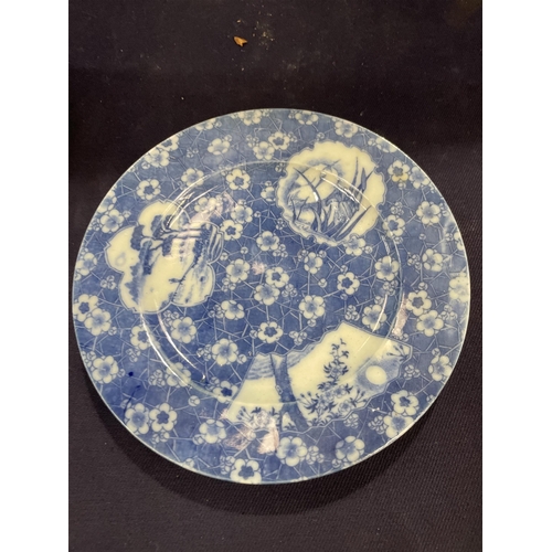 86 - BLUE AND WHITE ORIENTAL CHINA