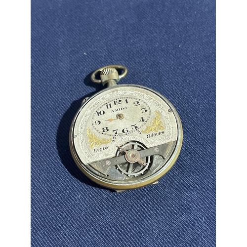 117 - POCKET WATCH & CHAIN