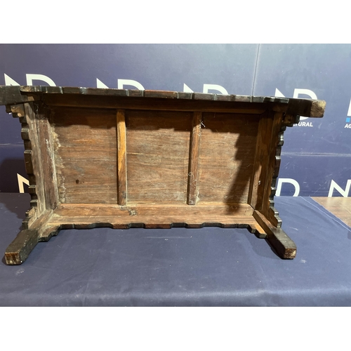 13 - CHINESE HARDWOOD LOW TABLE