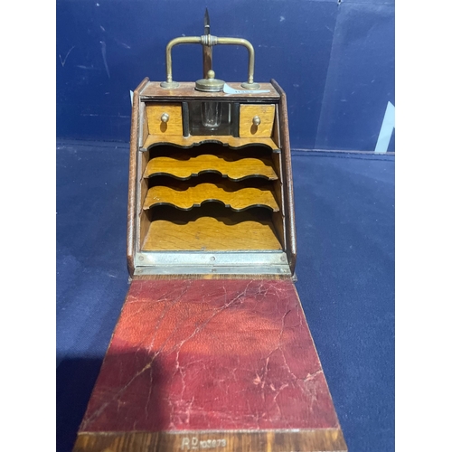 130 - WRITING BOX IN THE SHAPE OF A COAL SCUTTLE