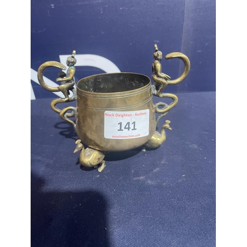 141 - CONTINENTAL BRASS BOWL