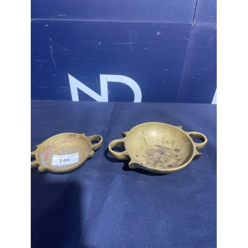 146 - BRONZE CENSERS