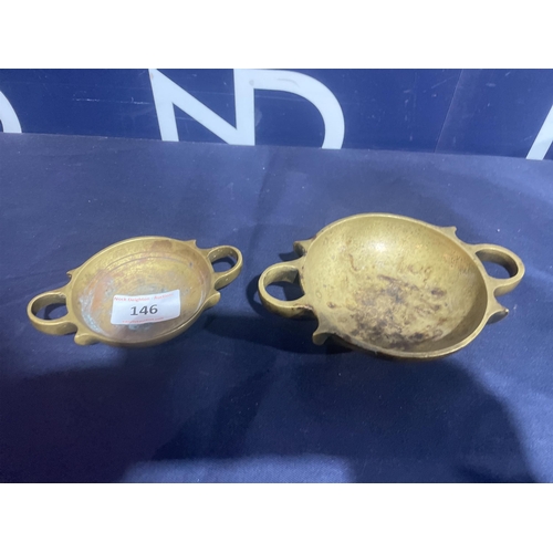 146 - BRONZE CENSERS