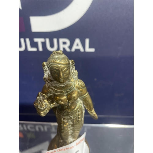 166 - BRASS INDIAN GOD