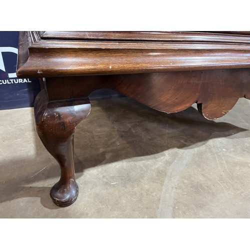 17 - MAHOGANY CHEST ON STAND