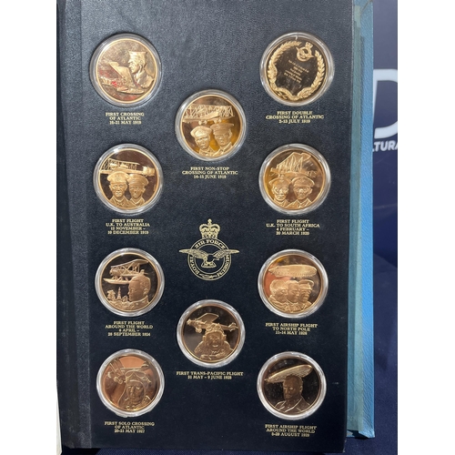 176 - THE HISTORY OF MAN IN FLIGHT COIN COLLECTION