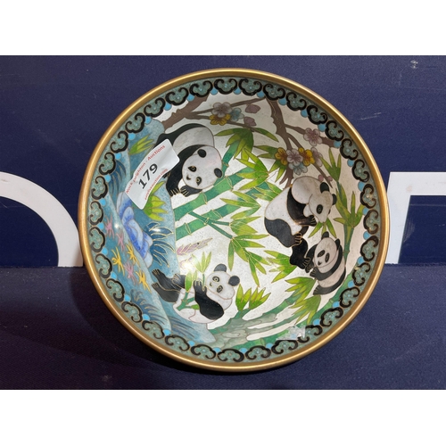 179 - CLOISONNE BOWL