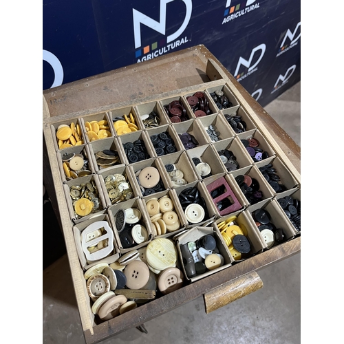 3 - HABERDASHERY DRAWERS & BUTTONS