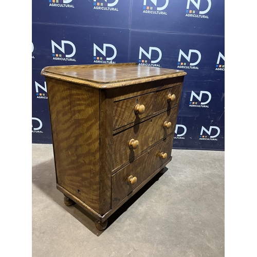 47 - VICTORIAN PINE SCRUMBLED CHEST