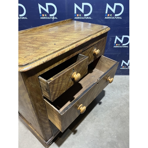 47 - VICTORIAN PINE SCRUMBLED CHEST