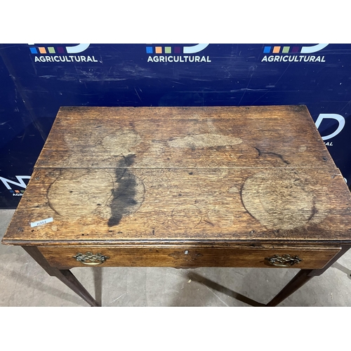 60 - OAK PADFOOT SIDE TABLE