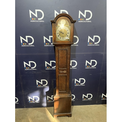 61 - OAK GRANDMOTHER CLOCK