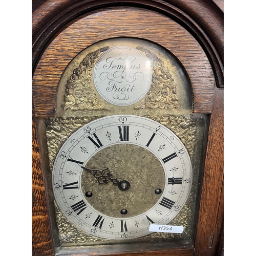 61 - OAK GRANDMOTHER CLOCK