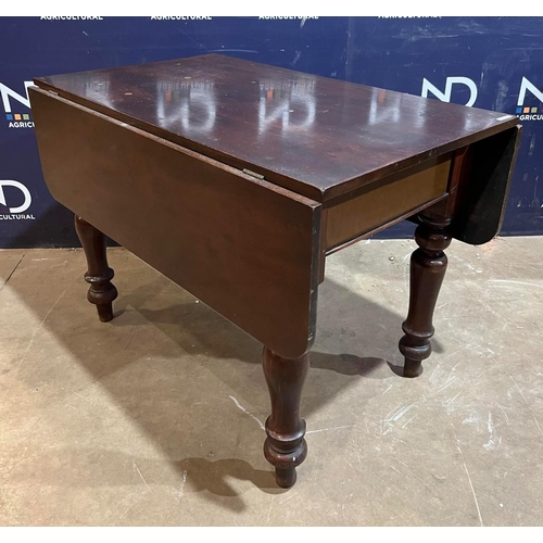 69 - MAHOGANY DROP LEAF TABLE