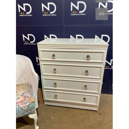 731 - CHEST OF DRAWERS AND CHAIR