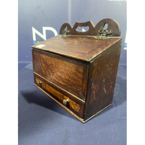 74 - WELSH OAK CANDLE BOX