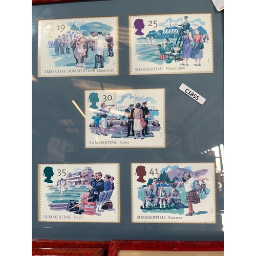 794 - FRAMED STAMPS