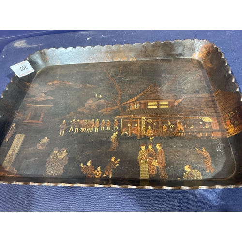 797 - PAPIER MACHE TRAY