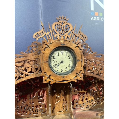 95 - SCRATCH BUILT FOLK ART CLOCK