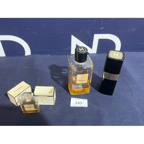 145 - MISCELLANEOUS CHANEL PERFUME BOTTLES