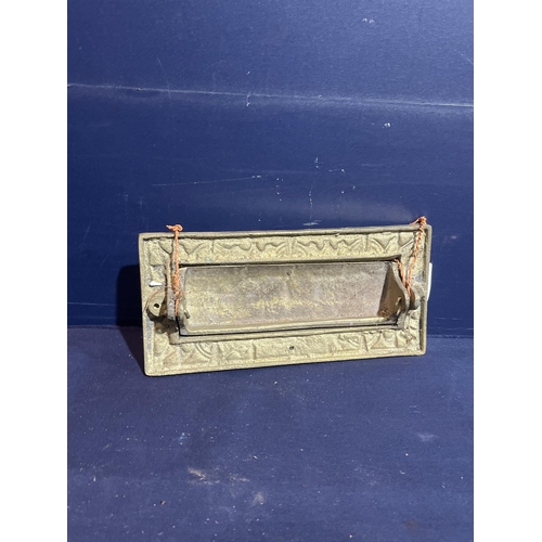 154 - BRASS LETTER BOX