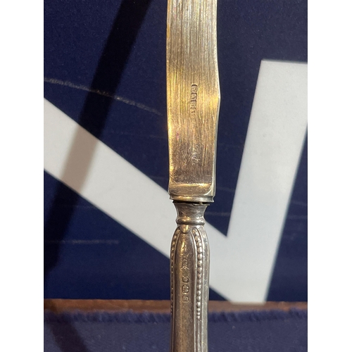 166 - HALLMARKED SILVER CUTLERY