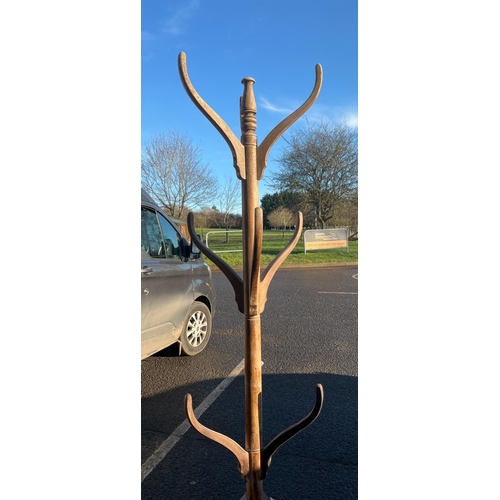 21 - MAHOGANY HAT STAND