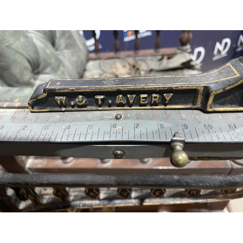 60 - 19TH CENTURY VICTORIAN JOCKEY SCALES BY AVERY