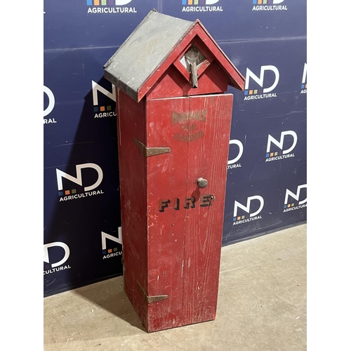 80 - VINTAGE FIRE EXTINGUISHER BOX