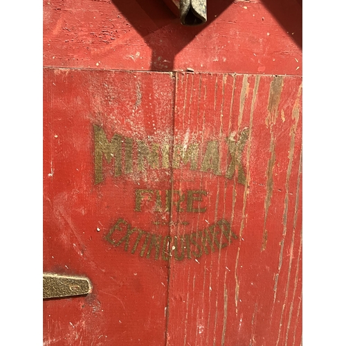 80 - VINTAGE FIRE EXTINGUISHER BOX