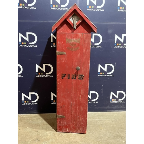 80 - VINTAGE FIRE EXTINGUISHER BOX