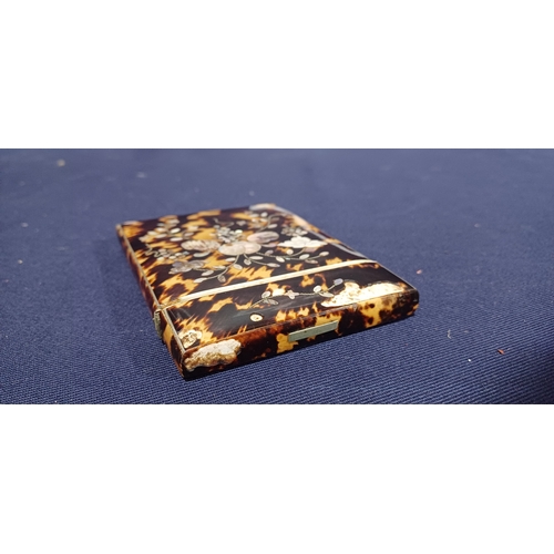 219A - TORTOISE SHELL CARD CASE