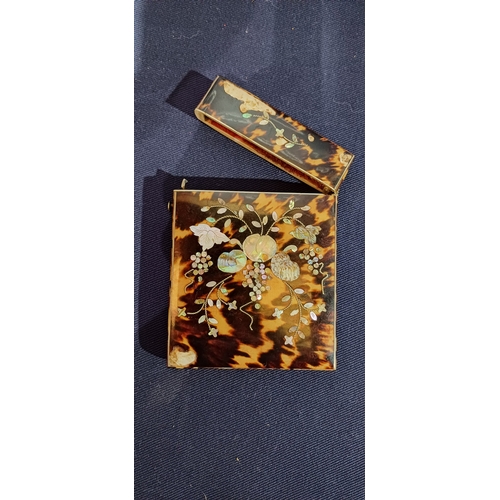 219A - TORTOISE SHELL CARD CASE