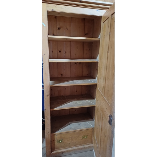 219J - VICTORIAN PINE CUPBOARD