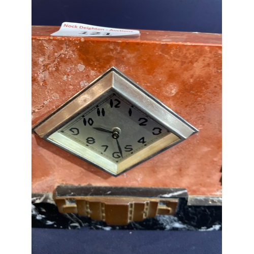 121 - ART DECO CLOCK