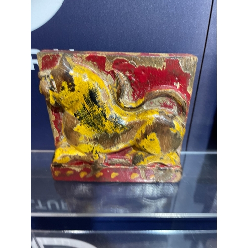 124 - TWO CARVED FIGURES