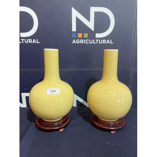 180 - PAIR OF ORIENTAL VASES