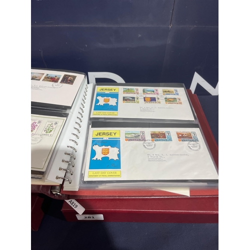 281 - TWO ALBUMS OF FIRST DAY COVERS & STAMPS