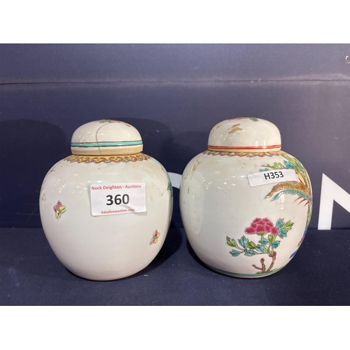 360 - PAIR OF ORIENTAL VASES