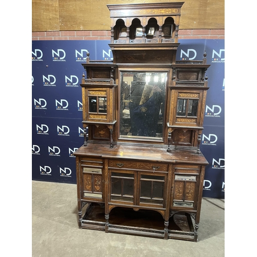 390 - LARGE MIRROR BACKED SIDEBOARD