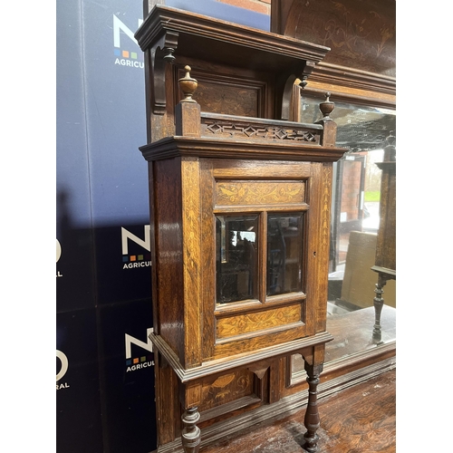 390 - LARGE MIRROR BACKED SIDEBOARD