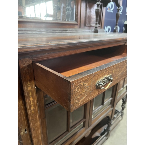 390 - LARGE MIRROR BACKED SIDEBOARD