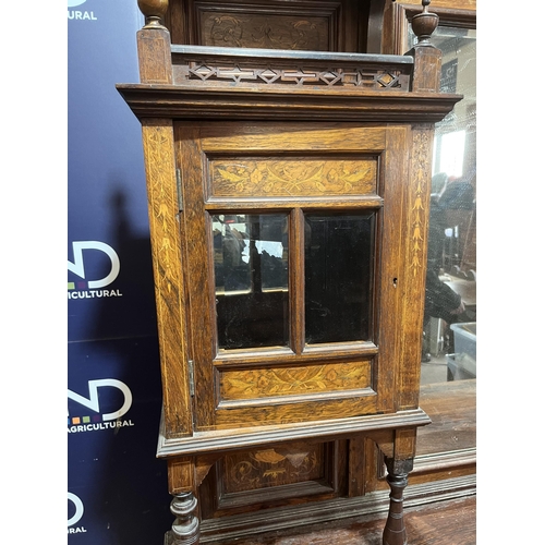 390 - LARGE MIRROR BACKED SIDEBOARD