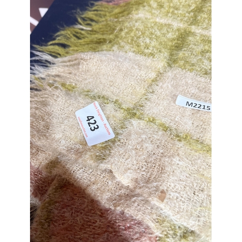 423 - SCOTTISH MOHAIR BLANKET