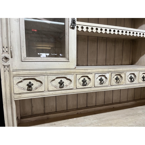 5 - WHITE WASHED PINE DRESSER