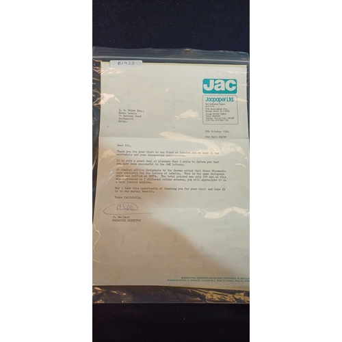 200G - POSTER WITH AUTHENTICATION LETTER